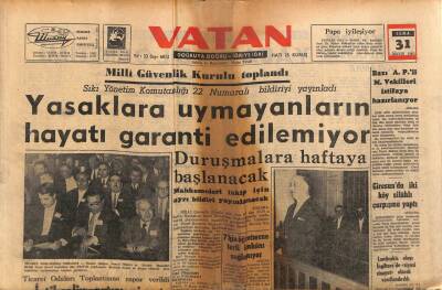 Vatan Gazetesi 31 Mayıs 1963 - Giresunda İki Köy Silahlı Çarpışma Yaptı - Sadist Amerikalıların 19ar Yıl Hapsi İstendi GZ90559 - 1