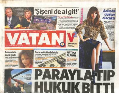Vatan Gazetesi 31 Ocak 2015 - Kardakta Çelenk Dalaşı - Libyada Polis Gücü Kurdular GZ106686 - 1