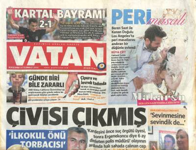 Vatan Gazetesi 31 Temmuz 2014 - Obama İle Netanyahunun Telefon Konuşması İsrail Basınına Sızdı GZ113122 - 1