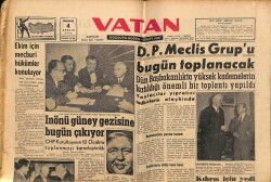 Vatan Gazetesi 4 Aralık 1958 - Kıbrıs İçin 7 Önerge Verildi GZ64701 - 2