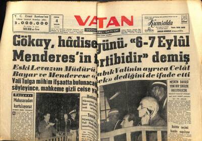Vatan Gazetesi 4 Kasım 1960 - Rektör Seçimi Bugün Yapılıyor GZ78882 - 1
