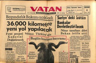 Vatan Gazetesi 4 Mayıs 1963 - Kölnde Türk Kültür Merkezi Kuruluyor GZ90479 - 1