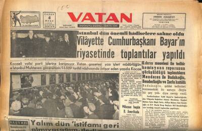 Vatan Gazetesi 4 Ocak 1959 - Abdüsselam Arif İdam Edilecek GZ86154 - 1