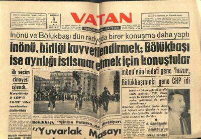 Vatan Gazetesi 5 Ekim 1961 - Suriyedeki İhtilal Bir Yıl Önce Hazırlanmış GZ89207 - 1
