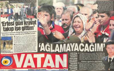 Vatan Gazetesi 5 Eylül 2012 - Truvalı Helenin Altınları Ertuğrul Günayı Ağlattı GZ107509 - 1