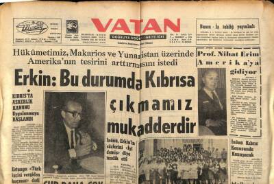 Vatan Gazetesi 5 Haziran 1964 - İran Şahı Ve Diba New Yorkta GZ90167 - 1