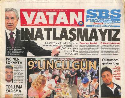 Vatan Gazetesi 5 Haziran 2013 - Emre Belözoğlu Davasına Mahkeme Bulunamıyor GZ106728 - 1