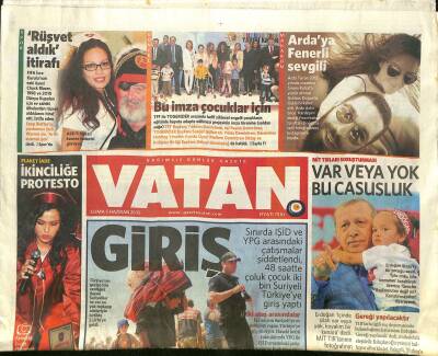 Vatan Gazetesi 5 Haziran 2015 - Ali Koç Fenerbahçenin Borcunu Öder Mi ? - Ardaya Fenerli Sevgili GZ124797 - 1