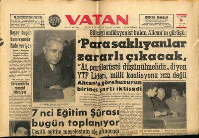 Vatan Gazetesi 5 Şubat 1962 - Üniversitede Mescit İsteniyor GZ78737 - 1