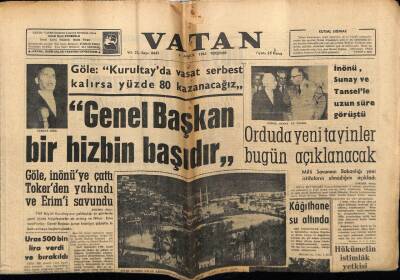 Vatan Gazetesi 6 Aralık 1962 - Sarıyerde Bir Gecekondu Daha Yıkıldı GZ78977 - 1