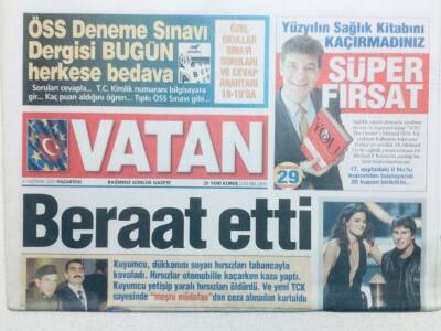 Vatan Gazetesi 6 Haziran 2005 - Tom Cruiseu Yıpratan Aşk GZ42909 - 1