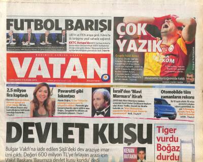 Vatan Gazetesi 6 Kasım 2013 - Sirkeci Kemal Kükrere Japonyadan Ortak Geldi GZ113121 - 1