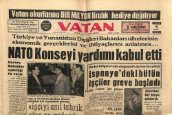 Vatan Gazetesi 6 Mayıs 1962 - Nato Konseyi Yardımı Kabul Etti GZ64669 - 2