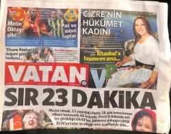 Vatan Gazetesi 6 Nisan 2014 - Obamadan 25 Mart Mesajı Hepimiz Yunanız GZ100039 - 1