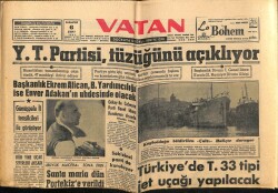 Vatan Gazetesi 6 Şubat 1961 - Y.T Partisi Tüzüğünü Açıklıyor GZ64625 - 1