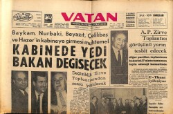 Vatan Gazetesi 7 Aralık 1964 - Ankarada Bacalara Süzgeç Konulacak GZ64731 - 1