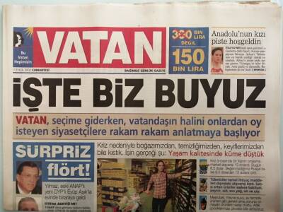 Vatan Gazetesi 7 Eylül 2002 Almanlardan Sonra Fransızlar Da Anket Yaptı - Yılmaz DYPli Aşıkla Görüştü -GZ44448 - 2