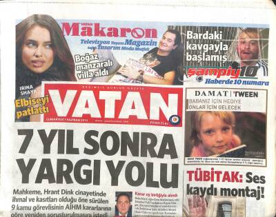 Vatan Gazetesi 7 Haziran 2014 - Hrant Dink Davasında 7 Yıl Sonra Yargı Yolu GZ104418 - 1
