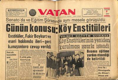 Vatan Gazetesi 7 Şubat 1962 - Ayten Akturan İşinden Alındı GZ78736 - 1