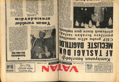 Vatan Gazetesi 7 Şubat 1963 - Kasım Gülek Kaldoru Savundu GZ78963 - 1