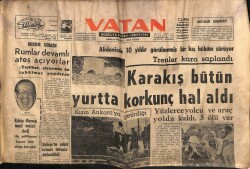 Vatan Gazetesi 7 Şubat 1965 - Akdenizde 10 Yıldır Görülmemiş Kış GZ64881 - 2