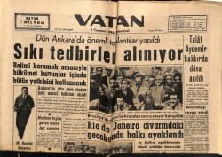 Vatan Gazetesi 7 Temmuz 1962 - Sıkı Tedbirler Alınıyor GZ64924 - 1