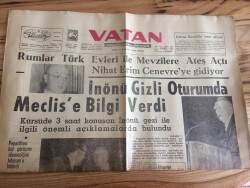 Vatan Gazetesi 7 Temmuz 1964 - Meksikada Deprem Ve Kasırgadan 25 Kişi Öldü GZ72759 - 1