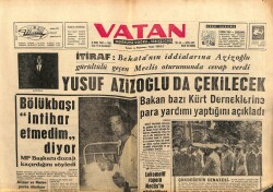 Vatan Gazetesi 8 Ekim 1963 - Bölükbaşı İntihar Etmedim Diyor GZ103310 - 1