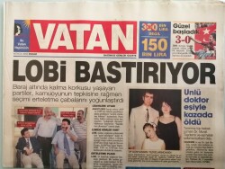 Vatan Gazetesi 8 Eylül 2000 Baykal Sandıktan Koalisyon Çıkarmayın - GZ44447 - 1