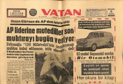 Vatan Gazetesi 8 Haziran 1962 - İhsan Gürsan APden İstifa Etti GZ64844 - 1