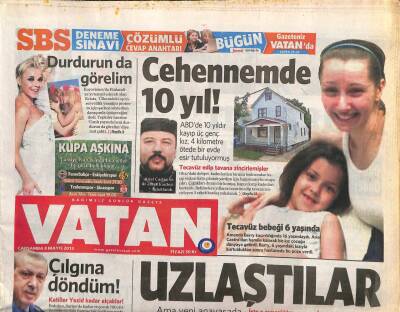 Vatan Gazetesi 8 Mayıs 2013 - Türk Ve İsrail Heyetleri , Kudüsteki İkinci Toplantıda Anlaşmaya Vardı GZ106745 - 1