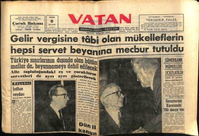 Vatan Gazetesi 8 Ocak 1961 - Kayseri Davası Yarın Başlıyor GZ64599 - 1