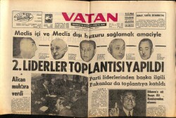 Vatan Gazetesi 9 Aralık 1964 - 2.Liderler Toplantısı Yapıldı GZ64729 - 3