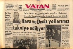 Vatan Gazetesi 9 Aralık 1964 - 2.Liderler Toplantısı Yapıldı GZ64729 - 4