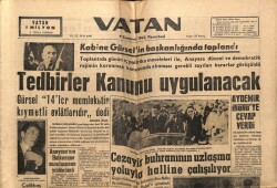 Vatan Gazetesi 9 Temmuz 1962 - Cezayir Buhranının Uzlaşma Yoluyla Halline Çalışılıyor GZ66106 - 2