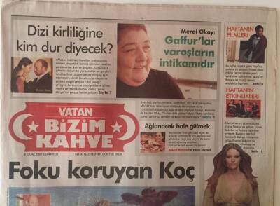 Vatan Gazetesi Bizim Kahve Eki 6 Ocak 2007 - Dizi Kirliliğine Kim Dur Diyecek ? GZ22670 - 1