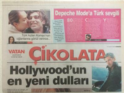 Vatan Gazetesi Çikolata Eki 15 Ocak 2005 - Hollywoodun En Yeni Dulları GZ35380 - 1