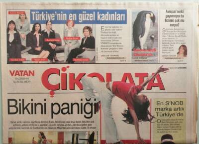 Vatan Gazetesi Çikolata Eki 2 Nisan 2005 Türk Bilim Kadınına Kozmetik Destek -GZ37582 - 1