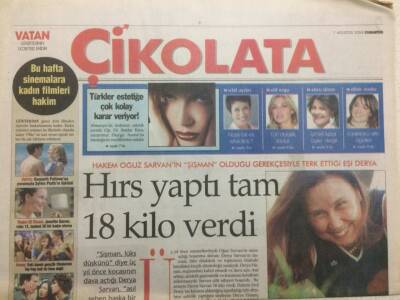 Vatan Gazetesi Çikolata Eki 7 Ağustos 2004 - Tamer Karadağlı-Arzu Balkan,Kadınlar Affetse de! GZ34901 - 1