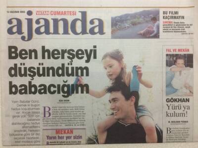 Vatan Gazetesi Cumartesi Eki 14 Haziran 2003 - Şebnem Ferah, Kendimi Böyle Kimseye Açmadım GZ32705 - 1