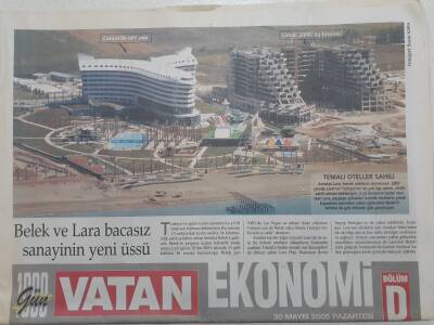 Vatan Gazetesi Ekonomi Eki - 30 Mayıs 2005 - Halis Ağa Torunlarının Harçlığını Şirketten Verdi TMSF Rest Çekti GZ112639 - 1