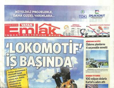 Vatan Gazetesi Emlak Eki 30 Eylül 2014 - Moment İstanbul 100 Milyon Dolarla Kartala Adım Attı GZ105350 - 1
