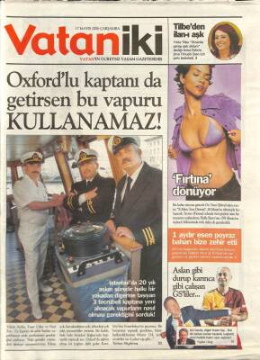 Vatan Gazetesi İki Eki 17 Mayıs 2006 - Yıldız Tilbe , Ekranda Görüp Aşık Olduğu Timuçin Esene Şarkı Yazdı GZ114574 - 1