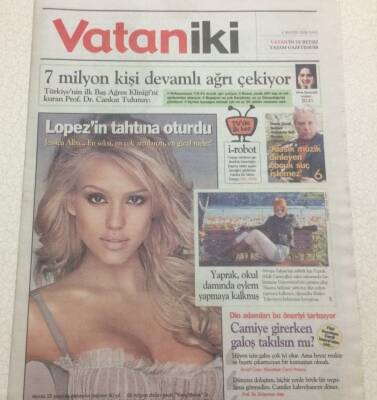Vatan Gazetesi İki Eki 2 Mayıs 2006 - Lopezin Tahtına Oturdu GZ47282 - 1