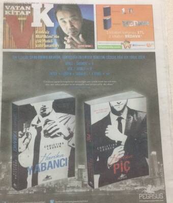 Vatan Gazetesi Kitap Eki 15 Ekim 2014 - Sanatın Beşinci Elementi Şifa GZ47764 - 1