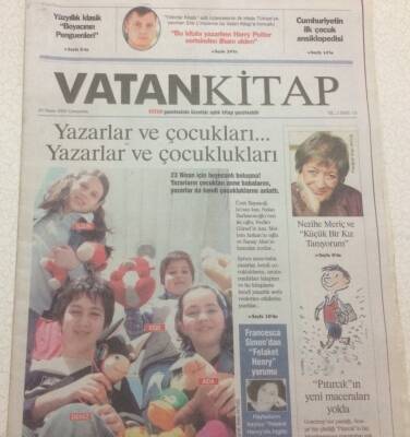 Vatan Gazetesi Kitap Eki 20 Nisan 2005 - Yazarlar Ve Çocuklukları GZ47281 - 1