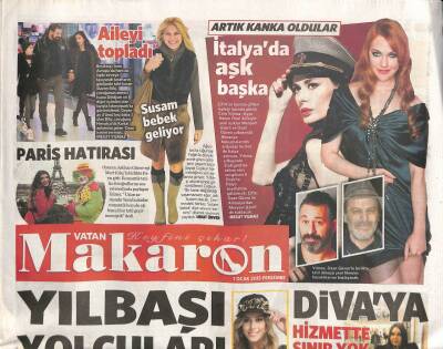 Vatan Gazetesi Makaron Eki 1 Ocak 2015 - Nicki Minaj Günah Çıkarttı GZ105190 - 1