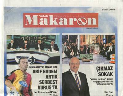 Vatan Gazetesi Makaron Eki 1 Şubat 2015 - Rihannanın Sevgilisi Olacaksan... Zayıfla Leonardo ! GZ113336 - 1