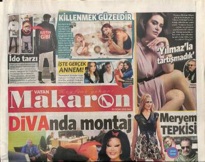 Vatan Gazetesi Makaron Eki 20 Ocak 2015 - Meryem Uzerliden Ayrıldığı Konuşulan Ozan Güven Muhabirlerin Konuyla İlgili Sorularına Tepki Gösterdi GZ125881 - 1
