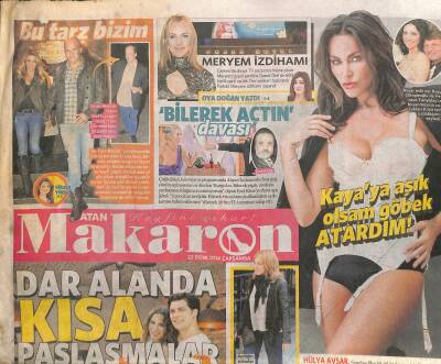 Vatan Gazetesi Makaron Eki 22 Ekim 2014 - Kuralsız Asena - Sertab Erener Ev Arıyor GZ117063 - 1